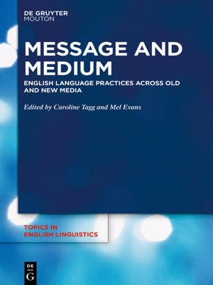 cover image of Message and Medium
